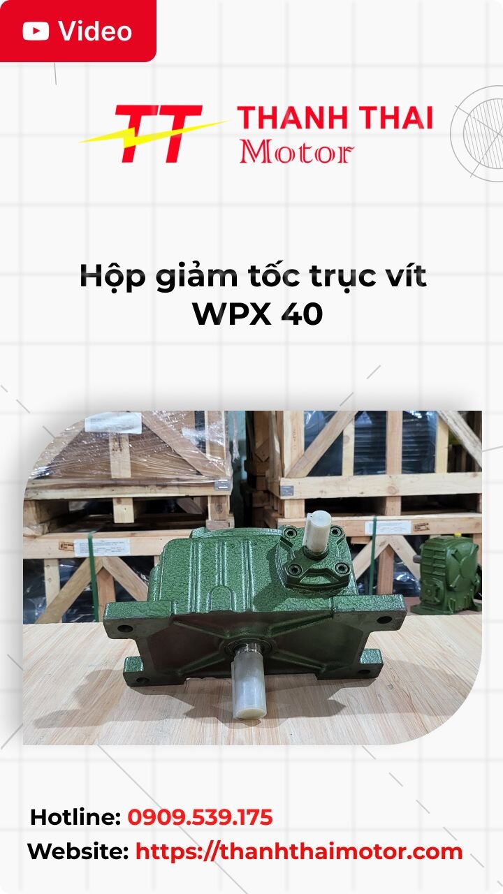 Thumb hộp giảm tốc trục vít WPX 40