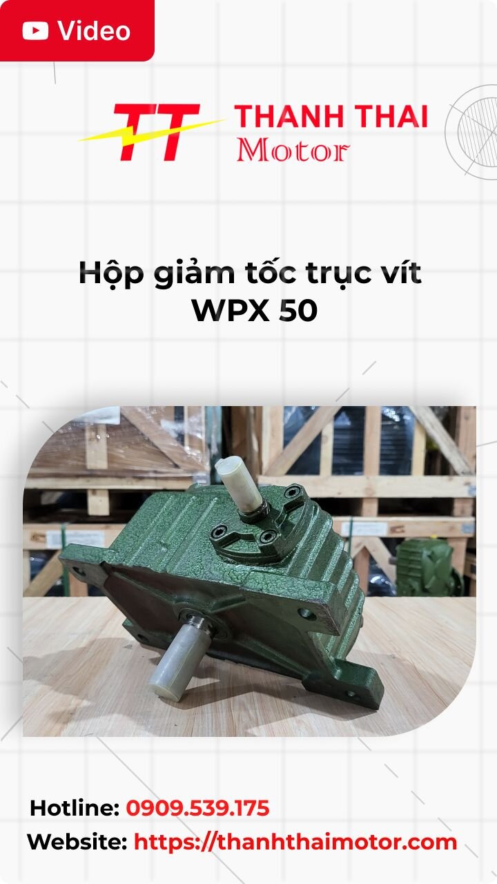 Thumb hộp giảm tốc trục vít WPX 50