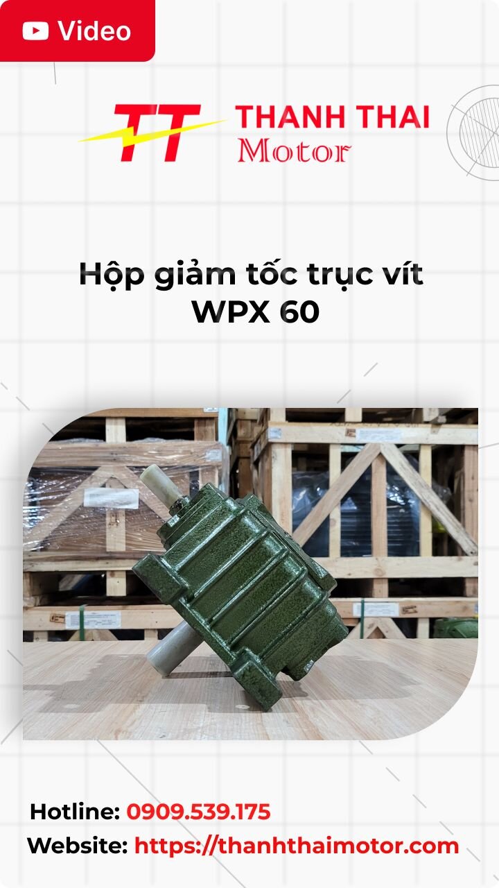 Thumb hộp giảm tốc trục vít WPX 60