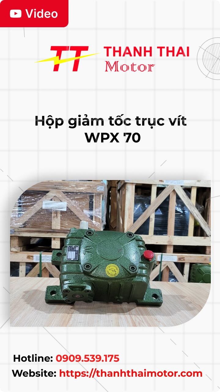 Thumb hộp giảm tốc trục vít WPX 70
