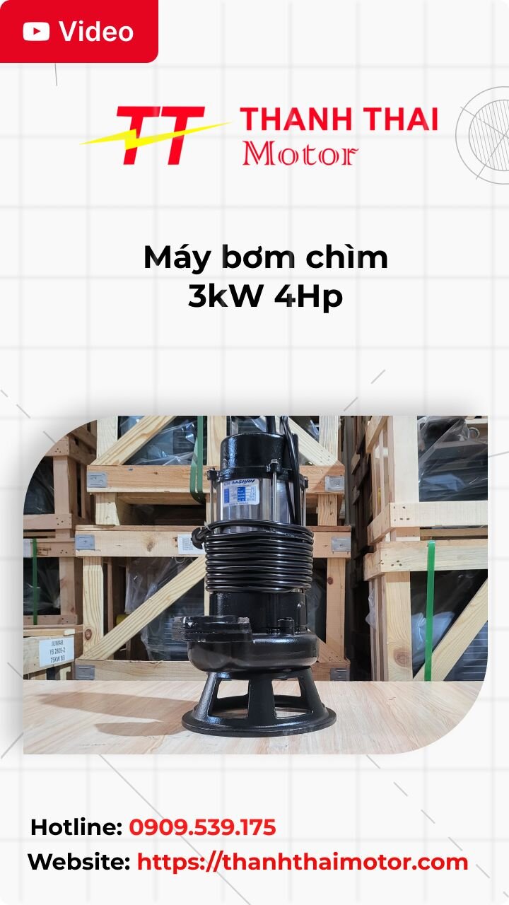 Thumb Máy bơm chìm 3kW 4Hp