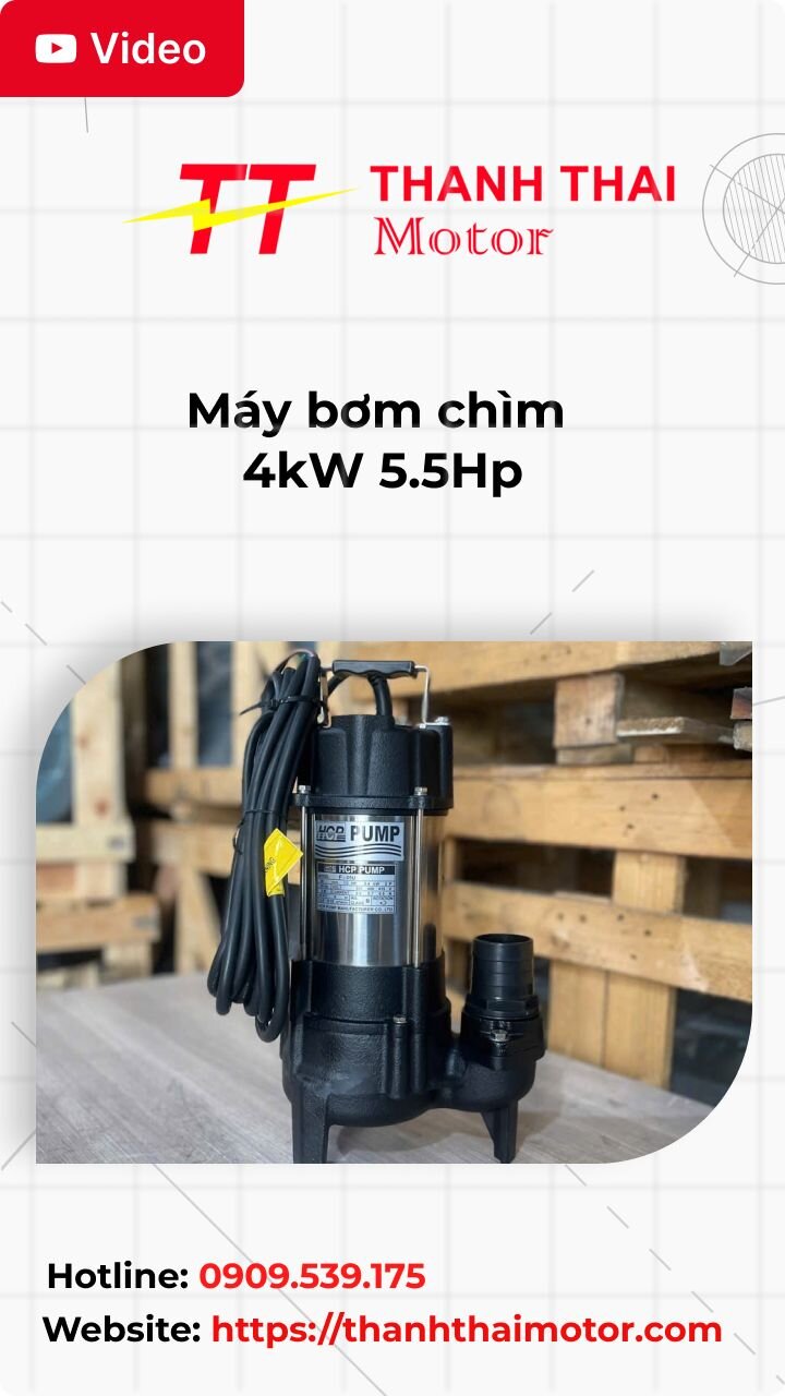 Thumb máy bơm chìm 4kW 5.5Hp