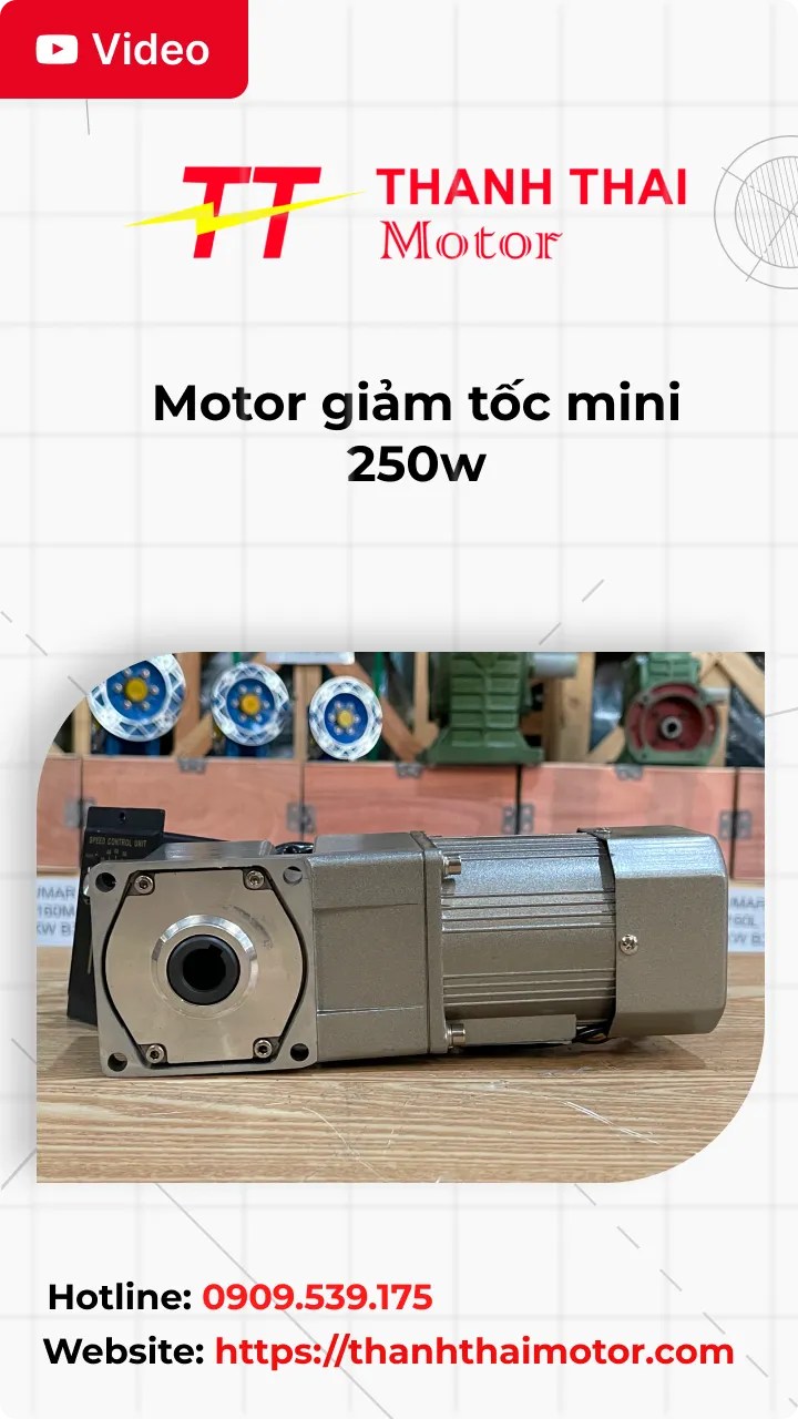 Motor giảm tốc mini 250w