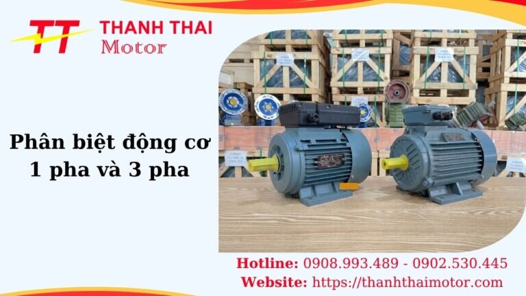 Hình thumb Cách phân biệt động cơ 1 pha và 3 pha