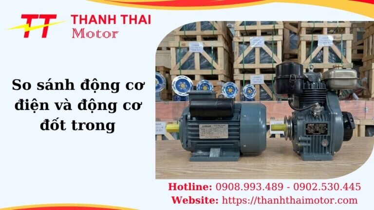 Hình thumb so sánh động cơ điện và động cơ đốt trong