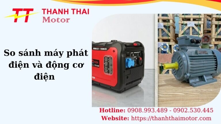 Hình thumb so sánh máy phát điện và động cơ điện