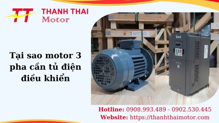 Hình thumb motor bị giật khởi động qua biến tần