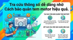 Tra cứu thông số dễ dàng nhờ Cách bảo quản tem motor hiệu quả.