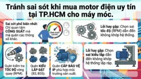 Tránh sai sót khi mua motor điện uy tín tại TP.HCM cho máy móc.