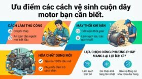 Ưu điểm các cách vệ sinh cuộn dây motor bạn cần biết.