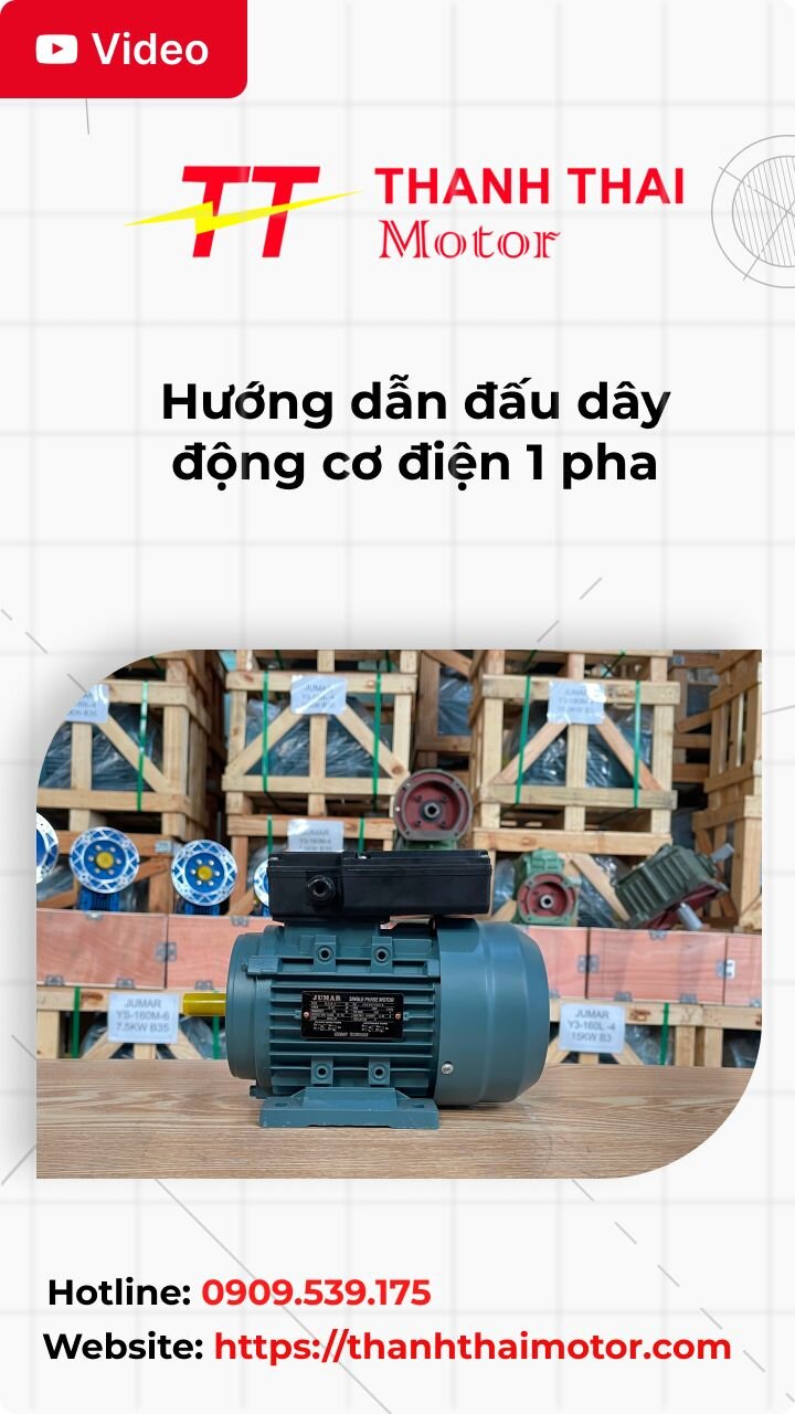Thumb hướng dẫn đấu dây động cơ điện 1 pha