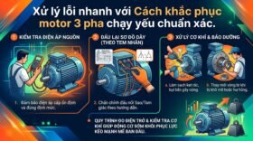 Xử lý lỗi nhanh với Cách khắc phục motor 3 pha chạy yếu chuẩn xác.