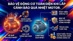 Bảo vệ động cơ toàn diện khi lắp cảnh báo quá nhiệt motor.