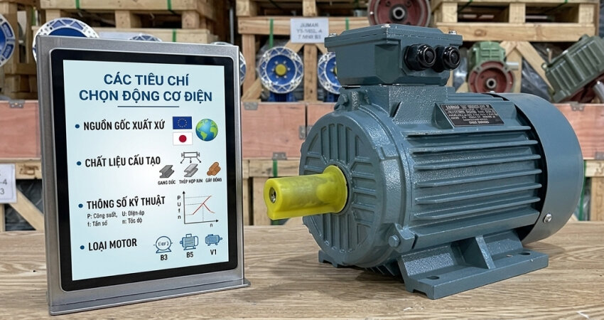Các mẹo và tiêu chí chọn mua động cơ điện phù hợp cho hệ thống