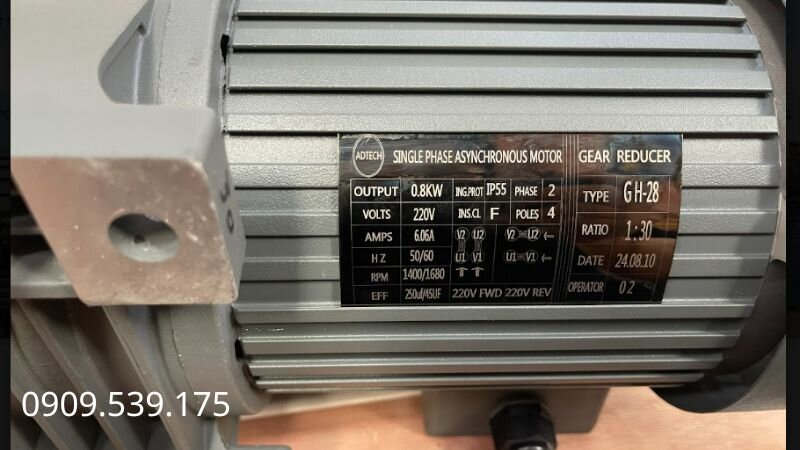 Cách đảo chiều cho motor giảm tốc 1 pha an toàn cho người mới sử dụng