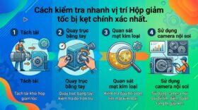 Cách kiểm tra nhanh vị trí Hộp giảm tốc bị kẹt chính xác nhất.