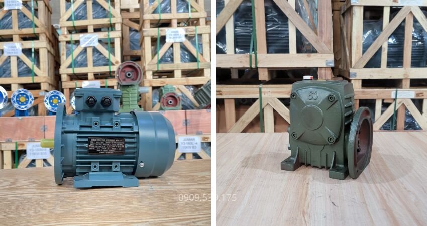 Cách lắp hộp giảm tốc WPDA với động cơ điện