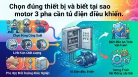 Chọn đúng thiết bị và biết tại sao motor 3 pha cần tủ điện điều khiển.