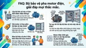 FAQ: Bộ bảo vệ pha motor điện, giải đáp mọi thắc mắc.
