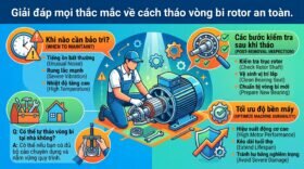 Giải đáp mọi thắc mắc về cách tháo vòng bi rotor an toàn.