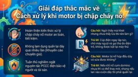 Giải đáp thắc mắc về Cách xử lý khi motor bị chập cháy nổ.
