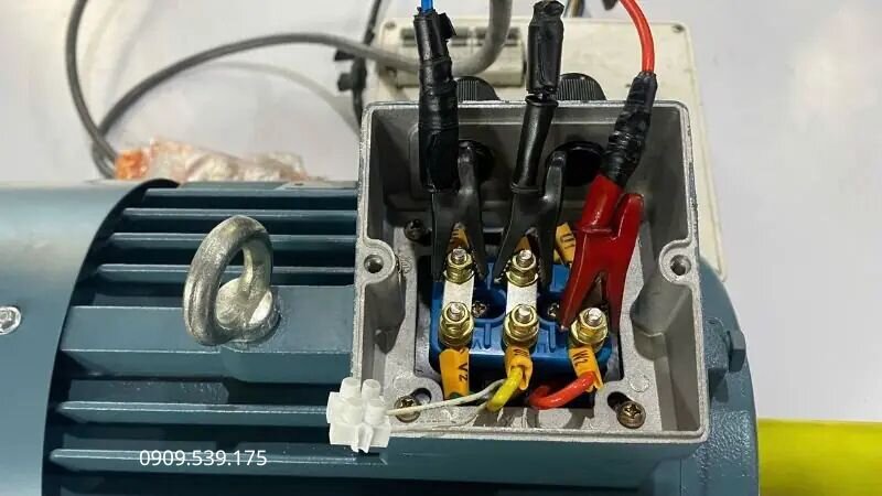 Hướng dẫn đấu dây điện 3 pha 5.5kW 7.5Hp