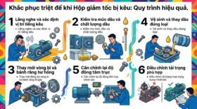 Khắc phục triệt để khi Hộp giảm tốc bị kêu: Quy trình hiệu quả.