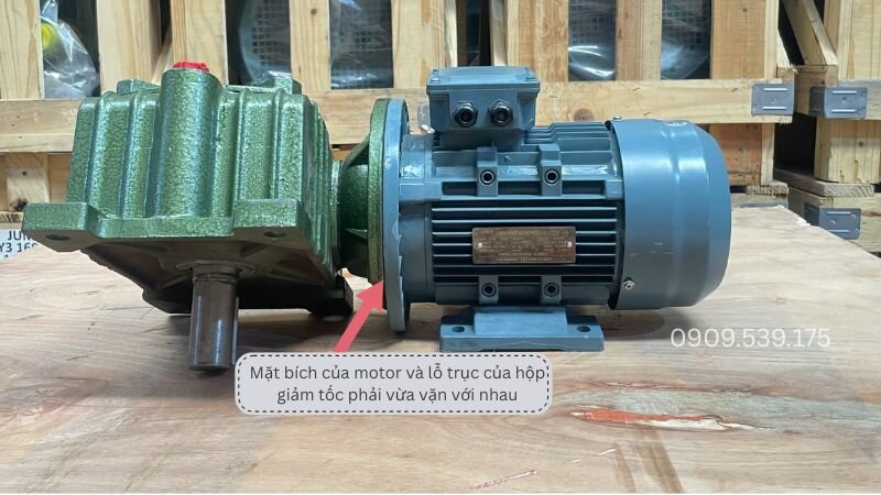 Lưu ý khi ghép nối hộp giảm tốc với với motor