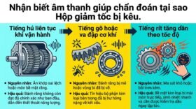 Nhận biết âm thanh giúp chẩn đoán tại sao Hộp giảm tốc bị kêu.