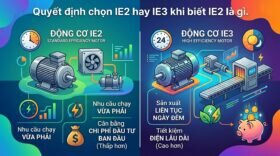 Quyết định chọn IE2 hay IE3 khi biết IE2 là gì.