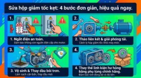 Sửa hộp giảm tốc kẹt: 4 bước đơn giản, hiệu quả ngay.