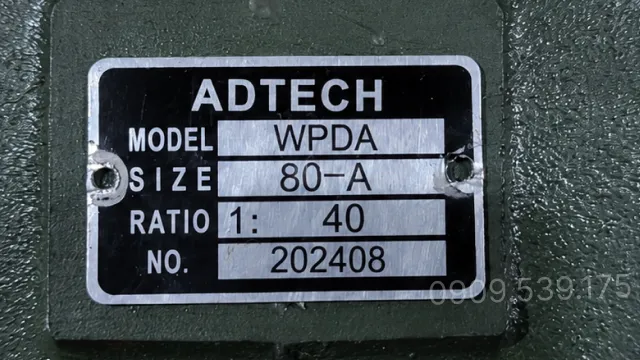 Tem của hộp giảm tốc wpda 80