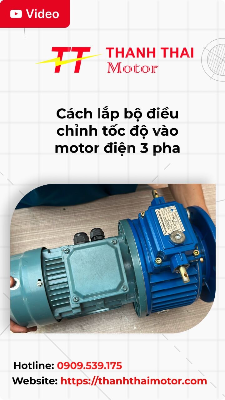 Thumb cách lắp bộ điều chỉnh tốc độ vào motor điện 3 pha