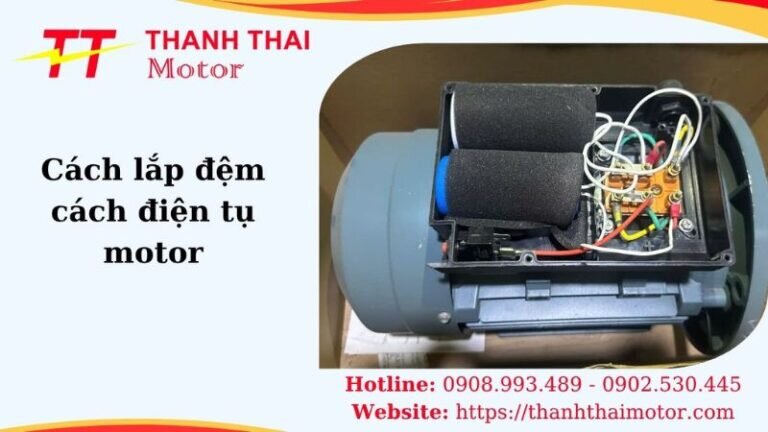 Thumb cách lắp đệm cách điện tụ motor