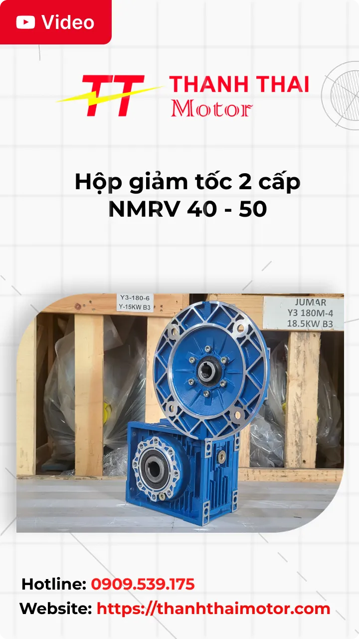 Hộp giảm tốc 2 cấp NMRV 40 - 50