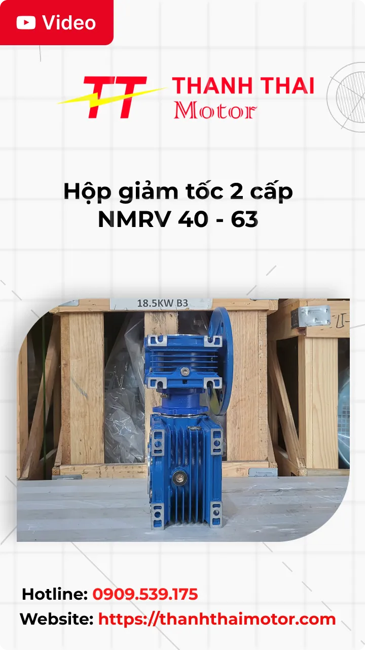 Hộp giảm tốc 2 cấp NMRV 40 - 63