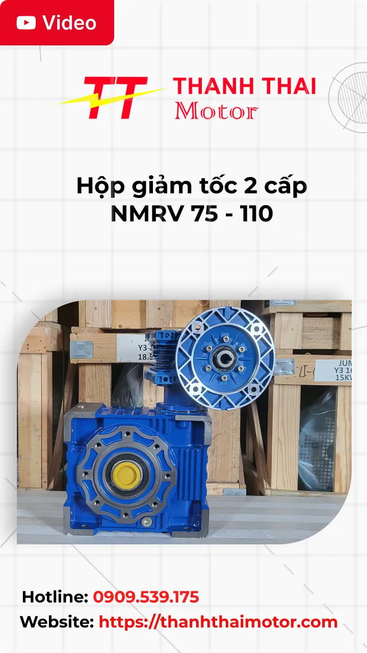 Hộp giảm tốc 2 cấp NMRV 75 - 110