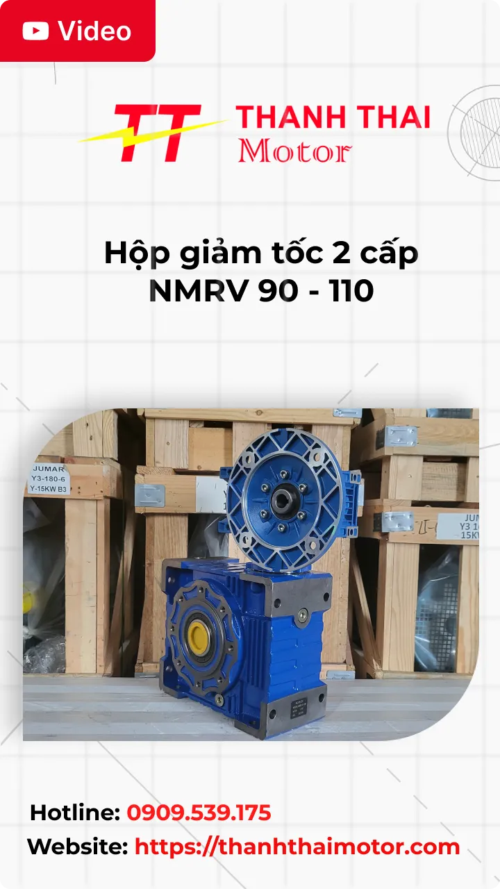 Hộp giảm tốc 2 cấp NMRV 90 - 110
