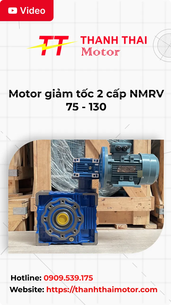 thumb motor giảm tốc 2 cấp NMRV 75 - 130