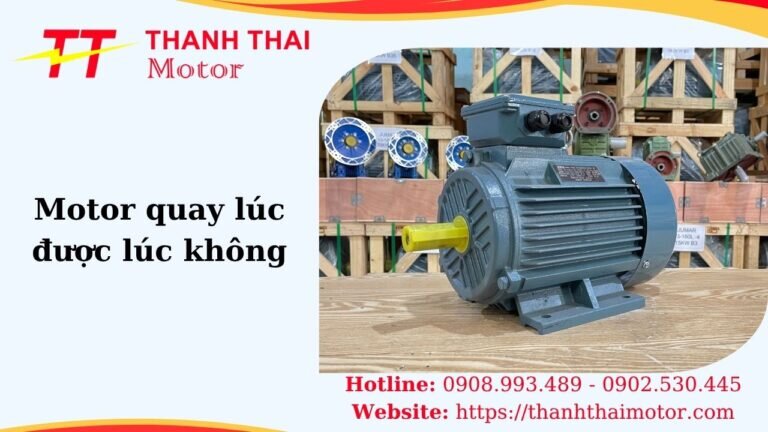 Hình thumb motor quay lúc được lúc không