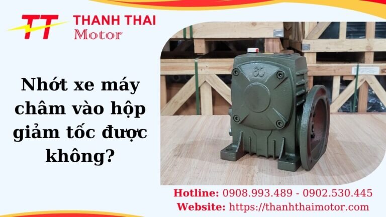 Hình thumb nhớt xe máy châm vào hộp giảm tốc được không