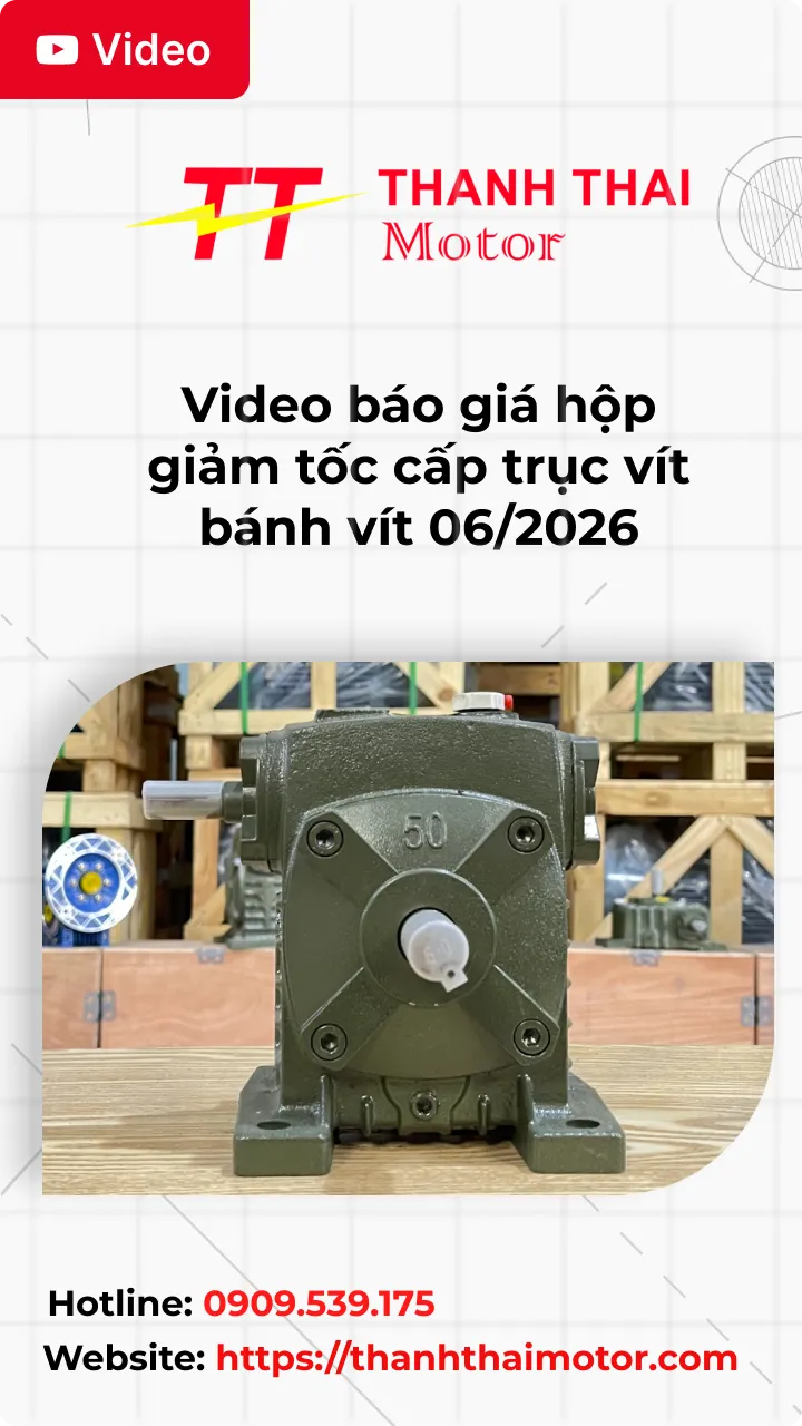 Thumb Video báo giá hộp giảm tốc trục vít bánh vít tháng 06/2026
