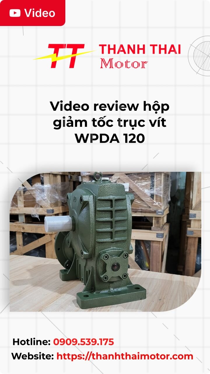 Thumb video review hộp giảm tốc trục vít WPDA 120