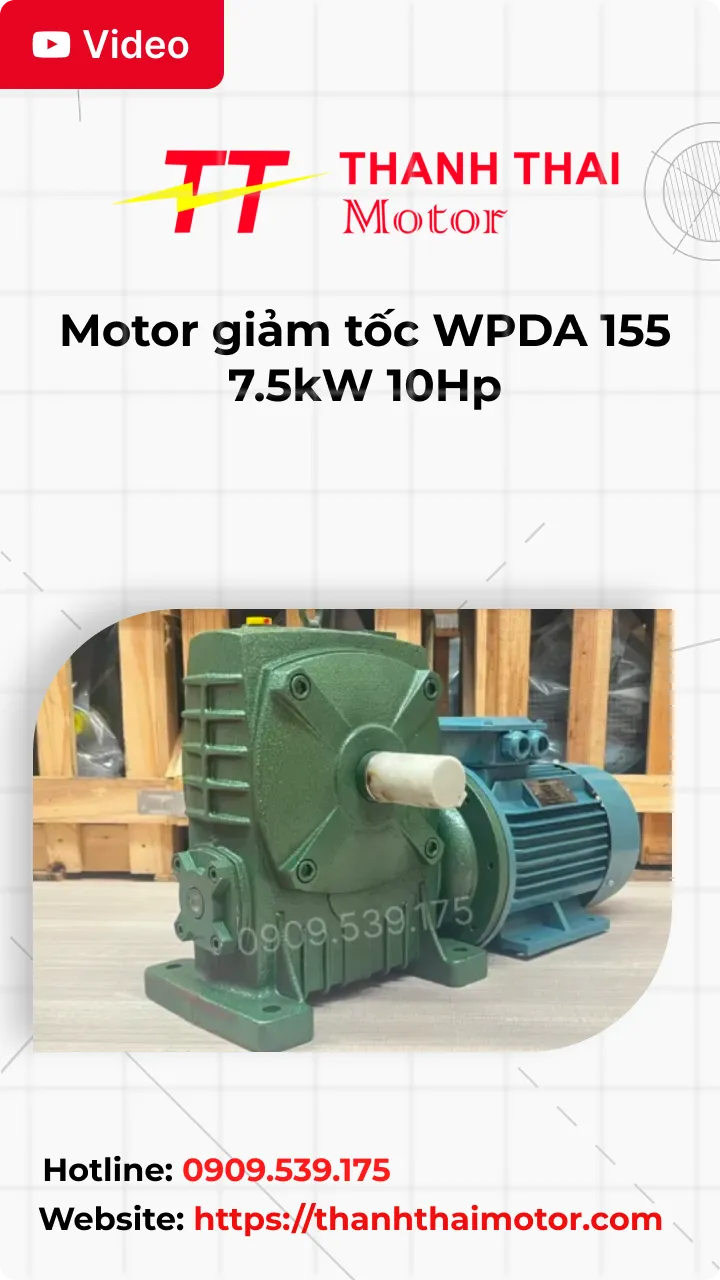 Thumb Video review motor giảm tốc WPDA 155 7.5kW 10Hp