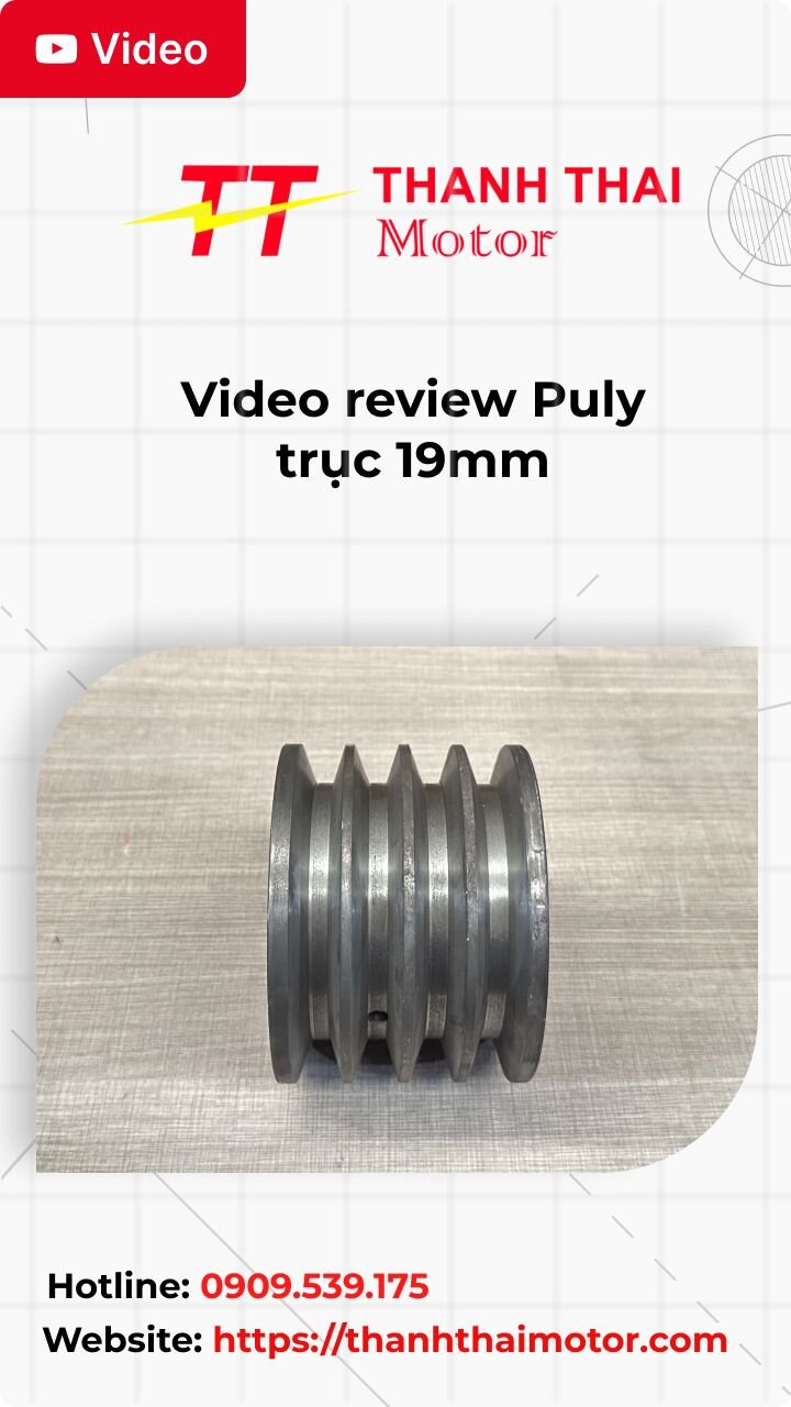 Thumb video review Puly trục 19mm