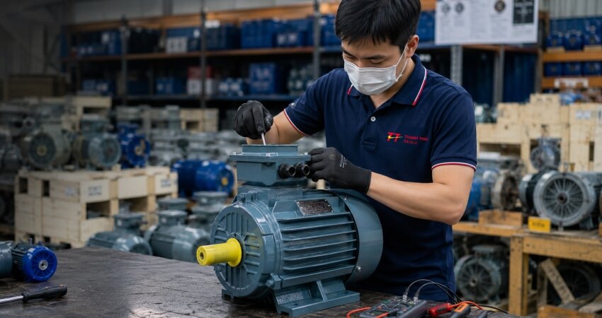 Tiêu chí chọn động cơ điện phù hợp với nhu cầu và giải pháp tư vấn từ Thành Thái Motor