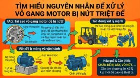 Tìm hiểu nguyên nhân để Xử lý vỏ gang motor bị nứt triệt để
