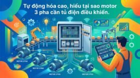 Tự động hóa cao, hiểu tại sao motor 3 pha cần tủ điện điều khiển.