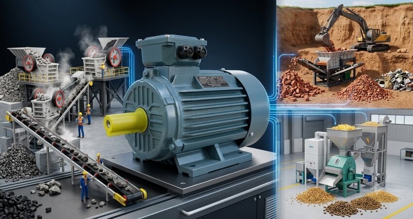 Xác định vật liệu nghiền và đặc thù giúp động cơ điện tạo lực cho máy nghiền hoạt động bền bỉ và mạnh mẽ hơn