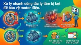 Xử lý nhanh công tắc ly tâm bị kẹt để bảo vệ motor điện.